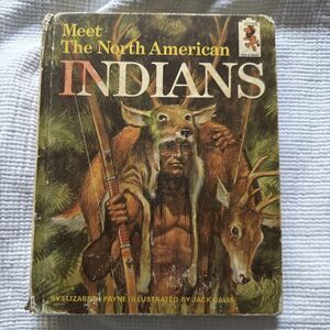 Meet the North American Indians (1965) Vintage Step-Up Book – Written In – Fair